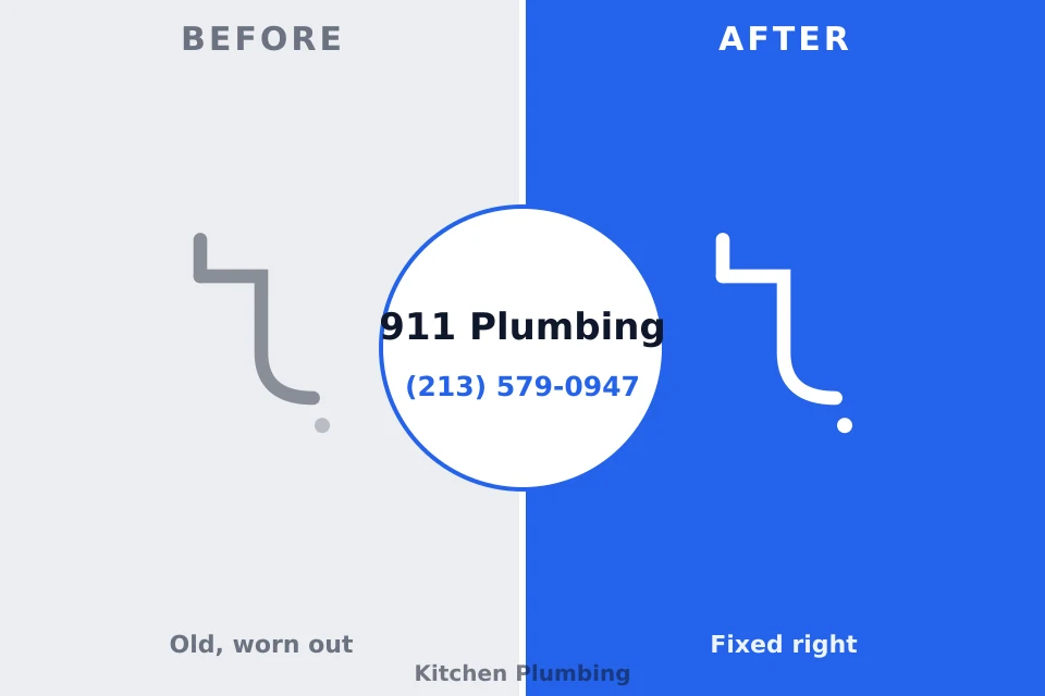 Before and after: plumbing company Lake Arrowhead, ME